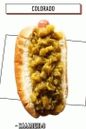 párok v rožku s horúcimi zelenými papričkami jalapeno