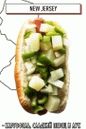 párok v rožku so zemiakmi, paprikou a cibuľou