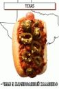 hot dog, chili, a, nakladaný, jalapenos