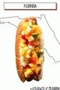 mango salsa hot dog