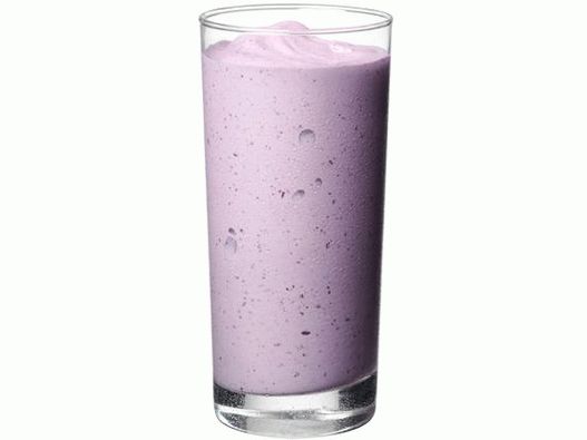 42. Blueberry cocktail with jogurt