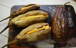 Baklažán v kožuchu