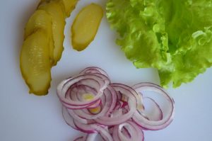 Hovädzí hamburger