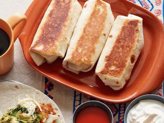 Fotka z Burrito s náplňou omelety