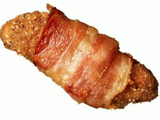 Kuracie prsty zabalené v slanine