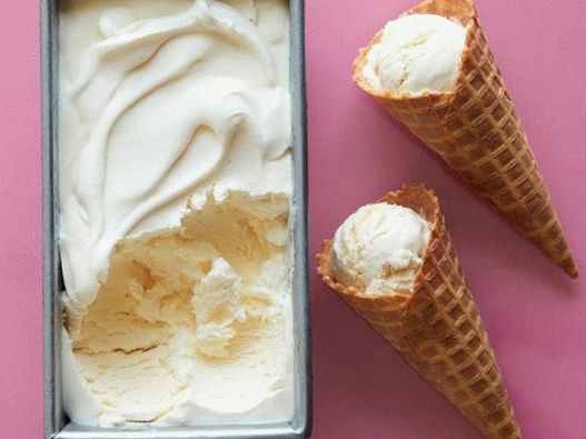 Vanilková zmrzlina bez zmrzliny