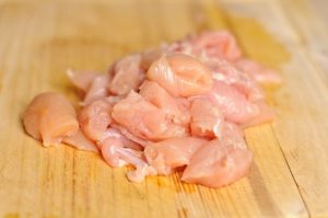 Fricassee so šampiňónmi