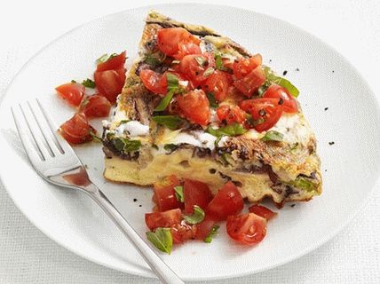 Fotka z Frittat s ricottou a paradajkovým šalátom