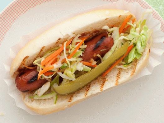 Fotografie z hot dogov v Texase