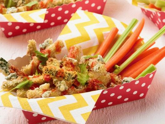 Fotka z chrumkavých byvolích cukiet v rúre