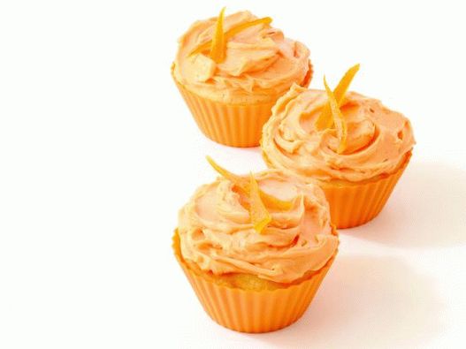 Foto cupcakes s pomarančovým krémom