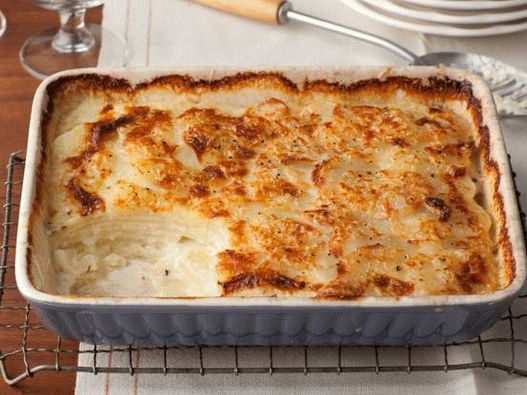 Foto, zemiak gratinovaný, so syrom