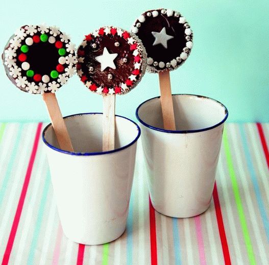 Popové fotografie Brownie Cake Pops