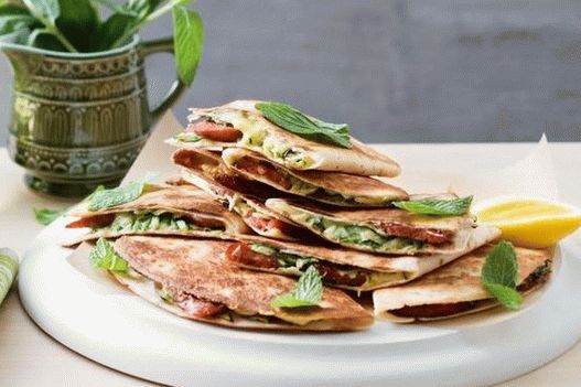 Fotka z Quesadilla s klobásou chorizo