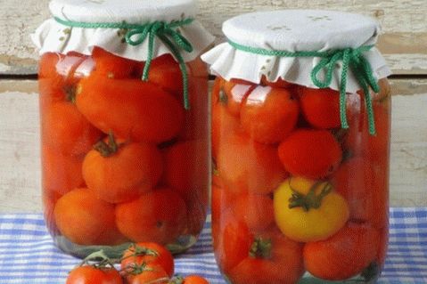 Konzervované paradajky bez octu