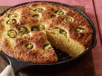 Fotografia kukuričného chleba s jalapeňosom