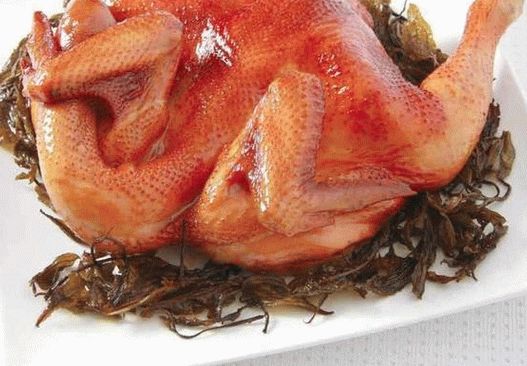 Foto kuracie mäso údené na čaj