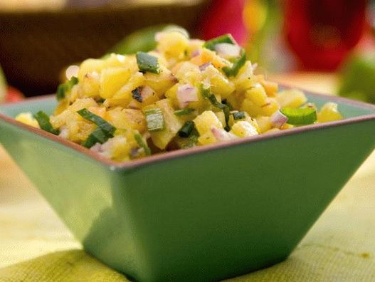 Fotka jedla - Salsa s ananásom, zázvorom a habanero