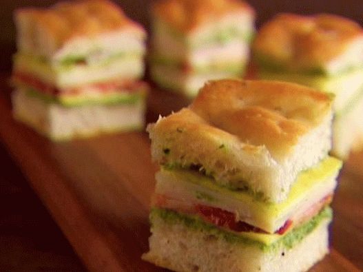 Dish Photography - Italian Club Mini Sandwiches