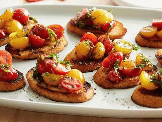 Fotografický riad - Bruschetta