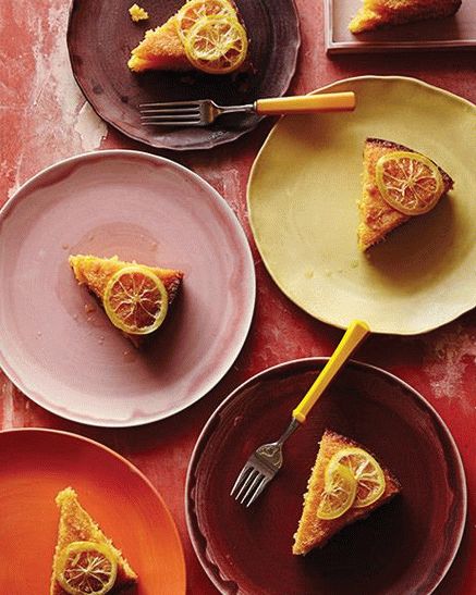 Foto citrónový muffin s polentou