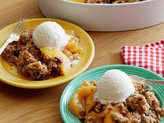 Fotka z misky - Broskyňový švec so škoricou