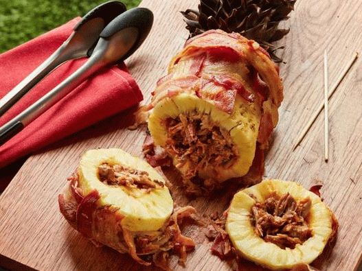 Svinanas: bravčové mäso v ananáse