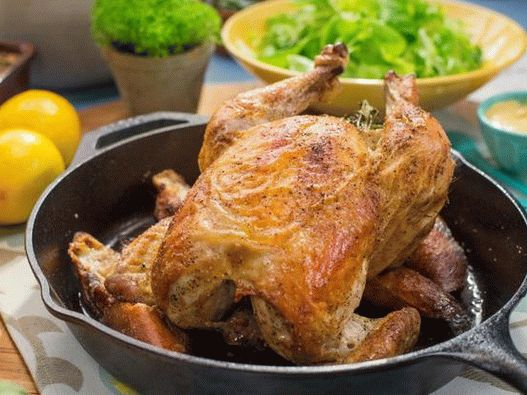 Kuracie mäso pečené na chlebe Kuracie mäso pečené na chlebe