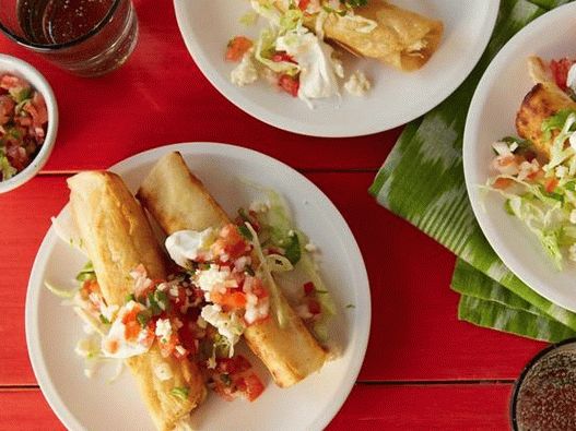Taco rolky s kuracím mäsom