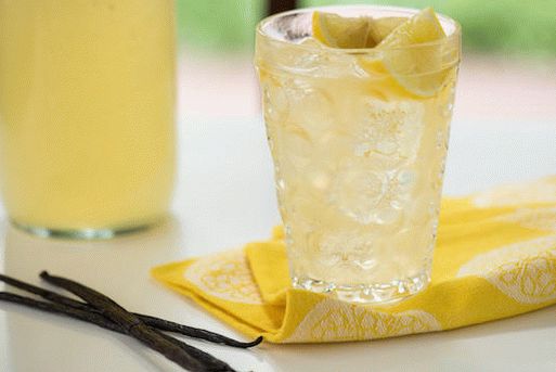 Foto medová vanilková limonáda