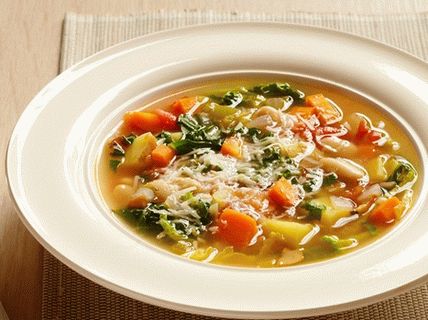 Fotka z Minestrone with Parmesan