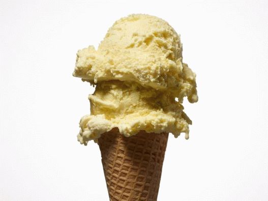 Foto zmrzlina s vanilkovým strukom