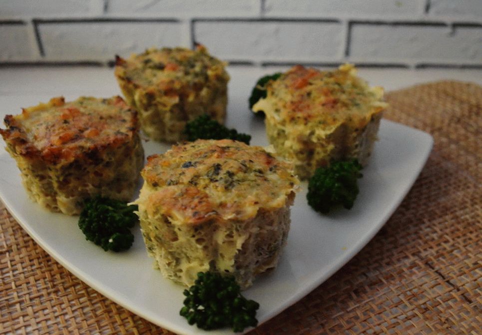 Muffiny z brokolice