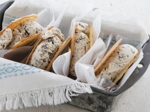 Fotografia mincovne Gelato s čokoládovými lupienkami