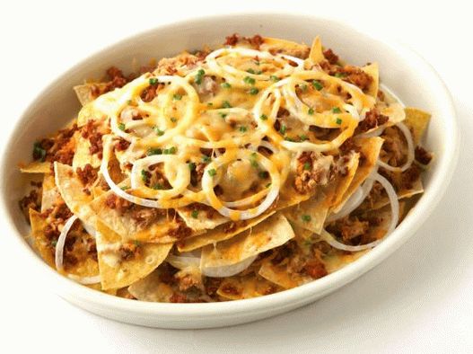 Fotka z Nachos s paprikou, fazuľou a syrom