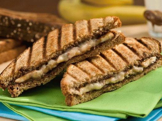 Fotka z Banana Panini s Nutella