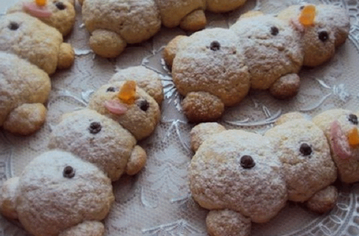 Zábavné cookies pre snehuliaka