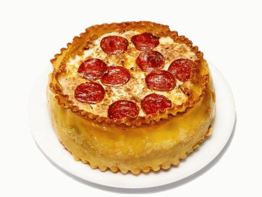 Foto pizza lasagne s feferónkami