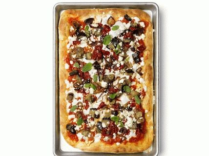 Foto pizza s orientálnym korením