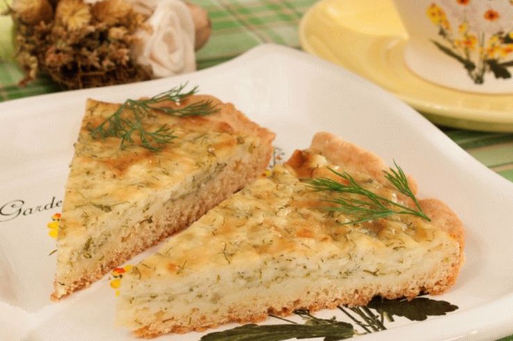 Koláč so syrom a tvarohom