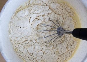 Svieža palacinka na kefire