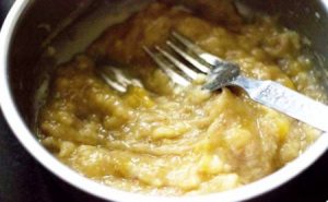 Štíhly banánový muffin