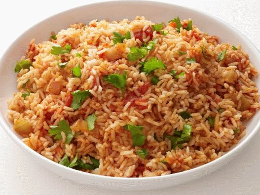 Foto pikantná mexická ryža