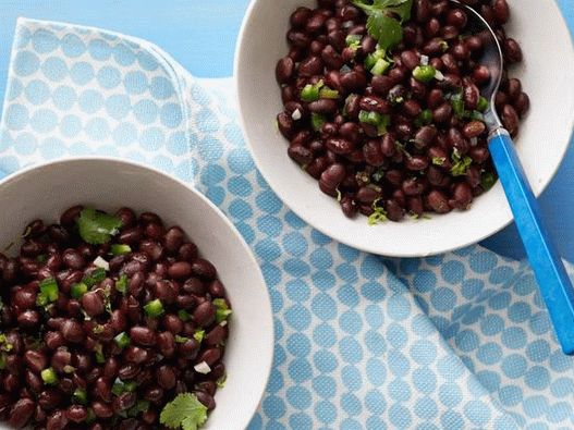 Čierne fazule vyprážané s chilli papričkami