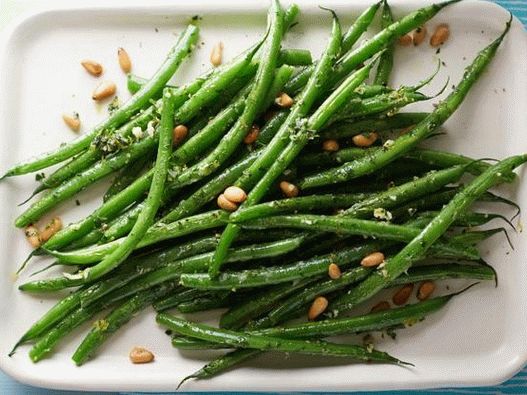 Fazuľové struky s Gremolata