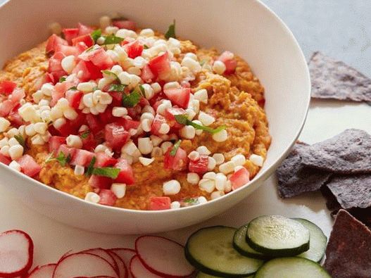 Pikantná omáčka na omáčku Sukkotash