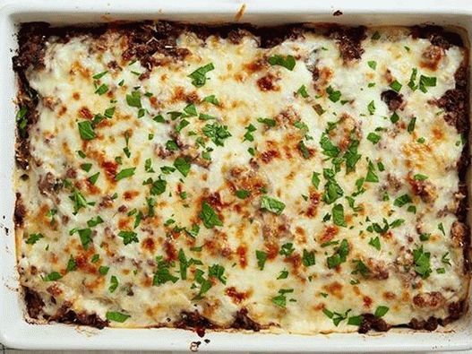 Grécka Moussaka s mletým hovädzím mäsom