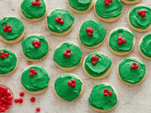 Foto vianočné cookies s polevou