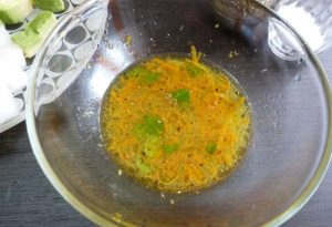 Avokádový a melónový šalát