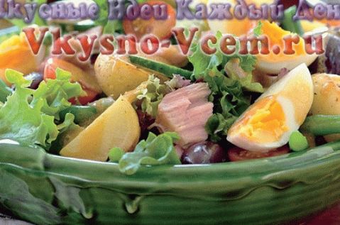 Šalát z tresčej pečene bez majonézy